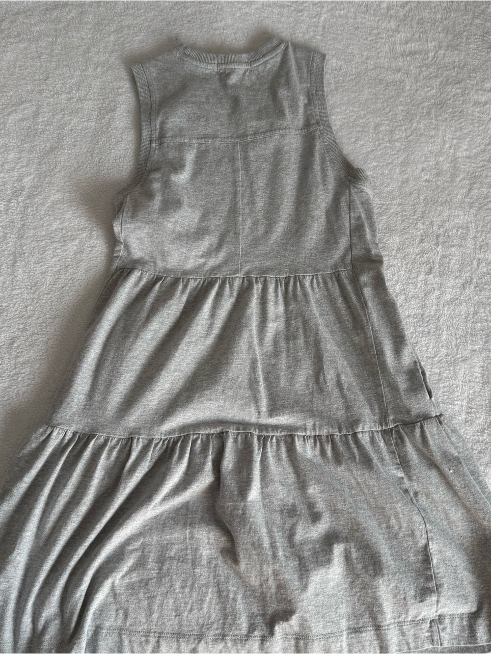 Women’s ' Sleeveless Tiered Dress - Light Gray